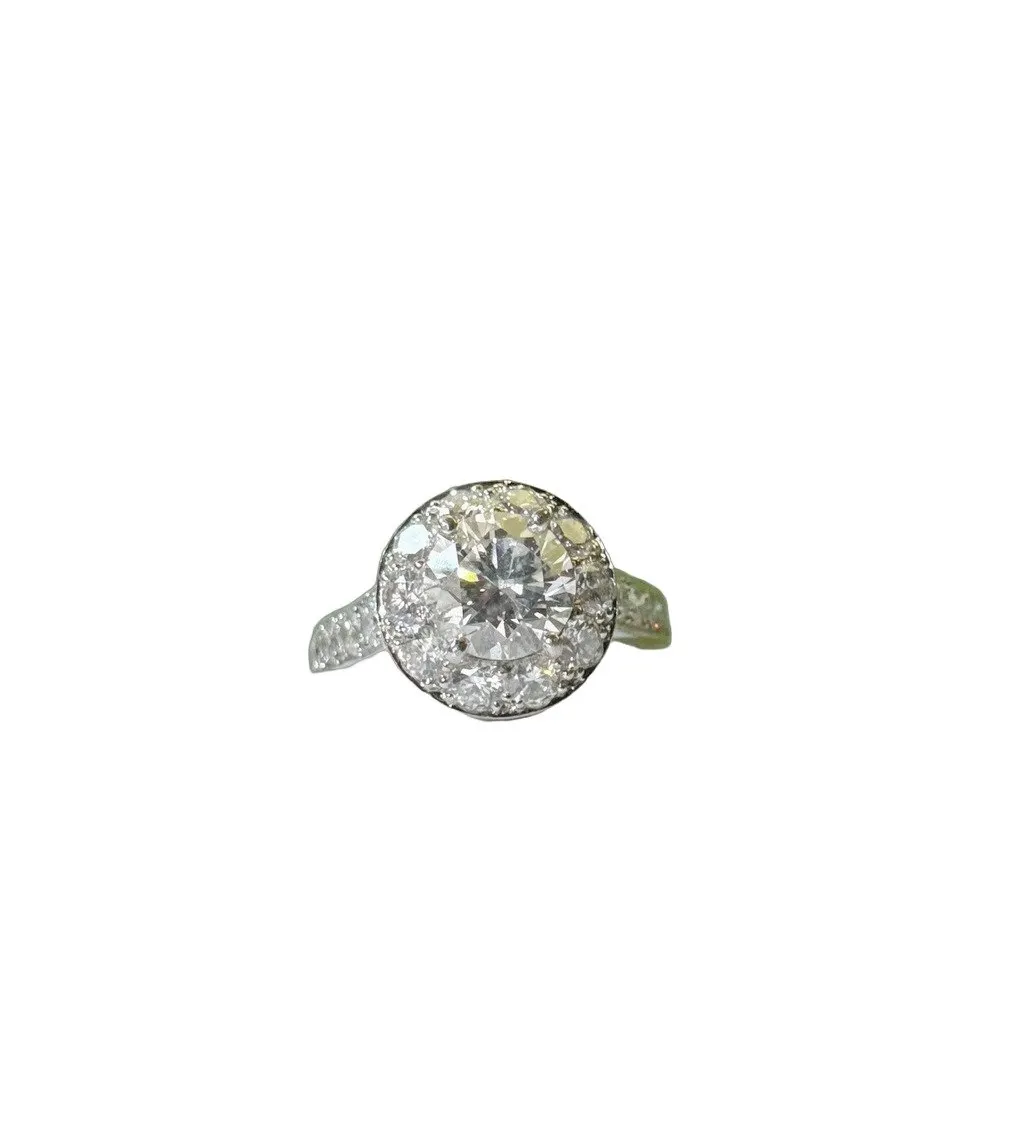 Van Cleef & Arpels Icone Platinum Ring MultiColor Platinum Very good - Front View