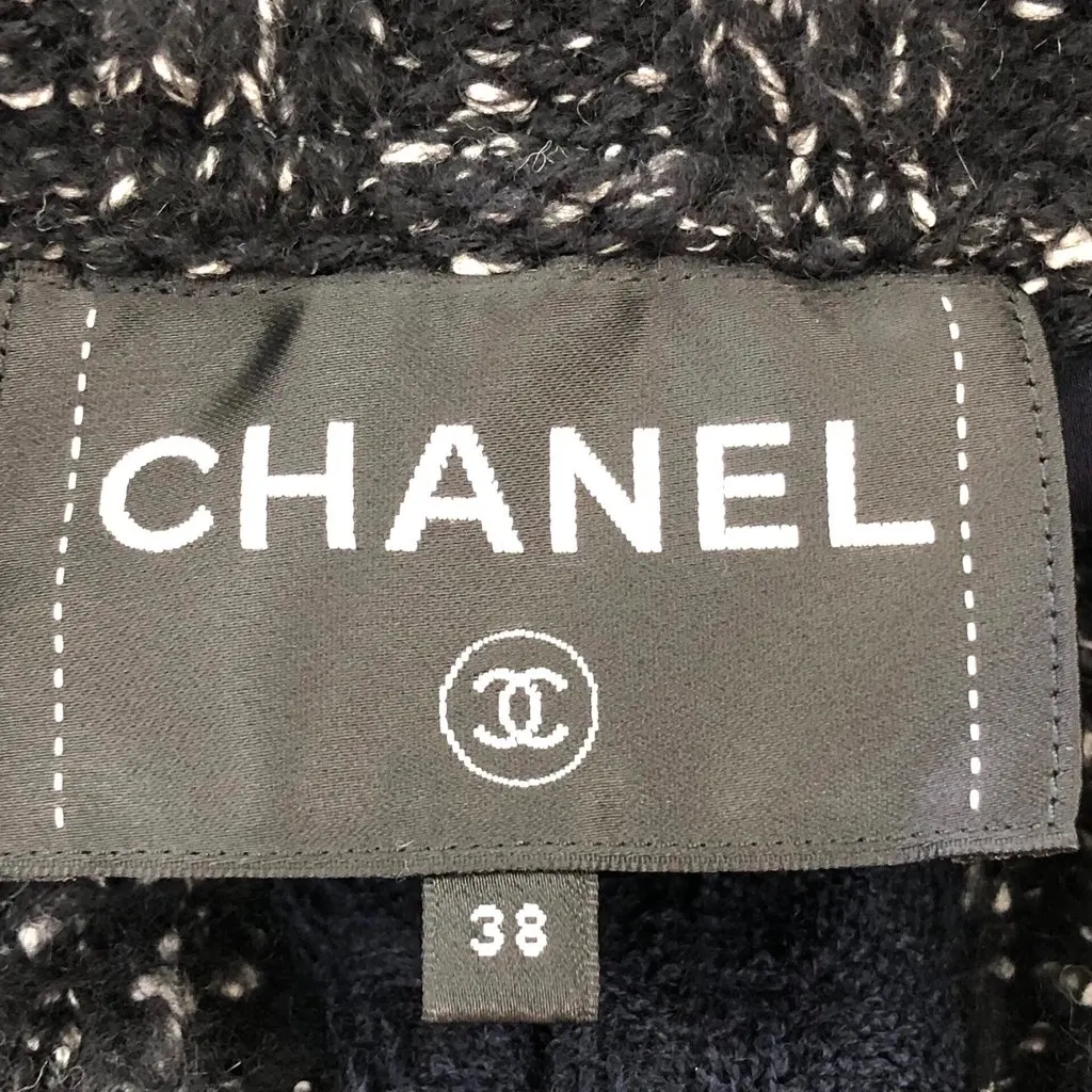 Chanel Navy Wool Jacket Navy Wool Very good - Box View