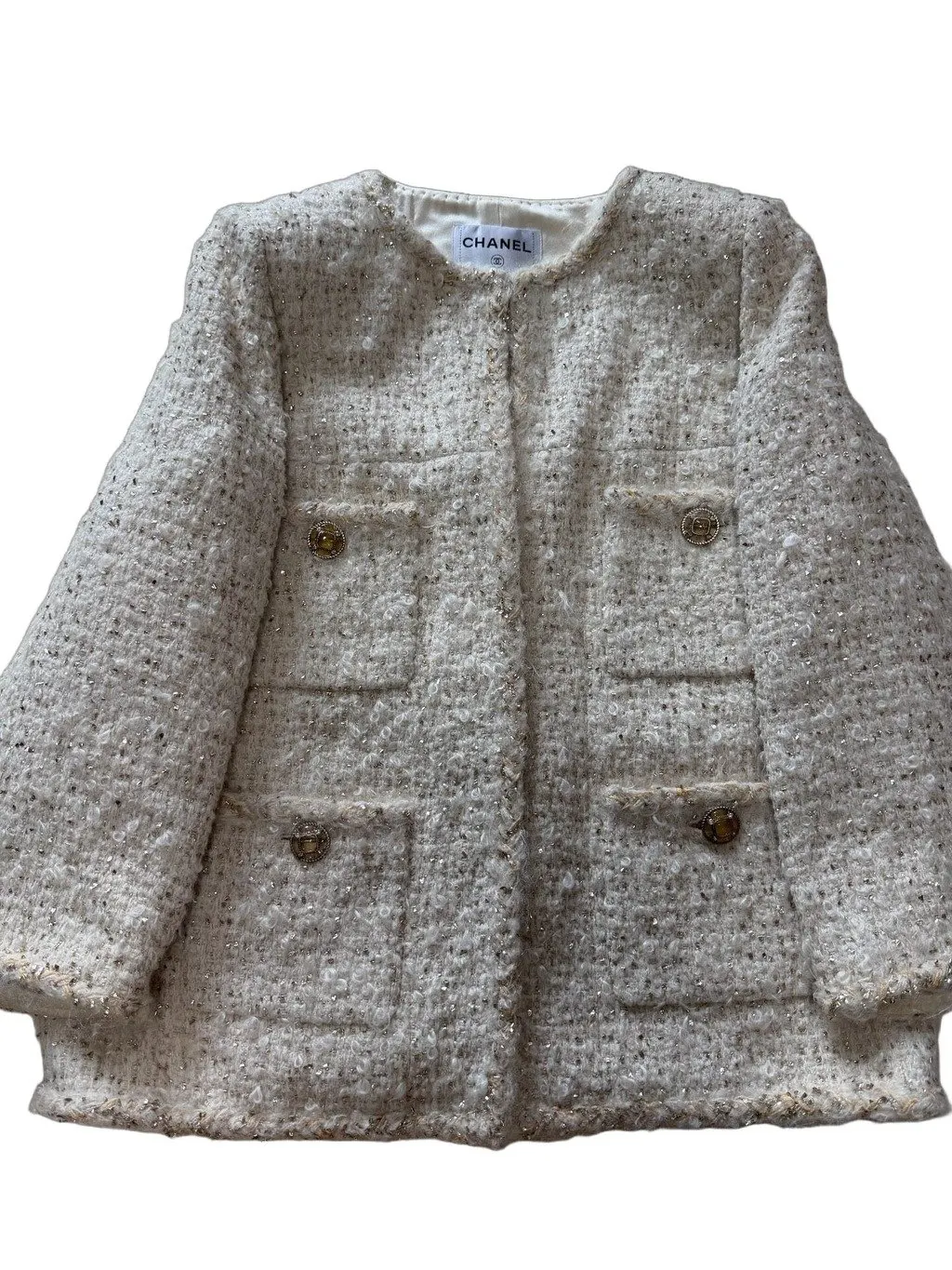 Chanel Egypt Tweed Jacket MultiColor Tweed Never worn, with tag - Front View