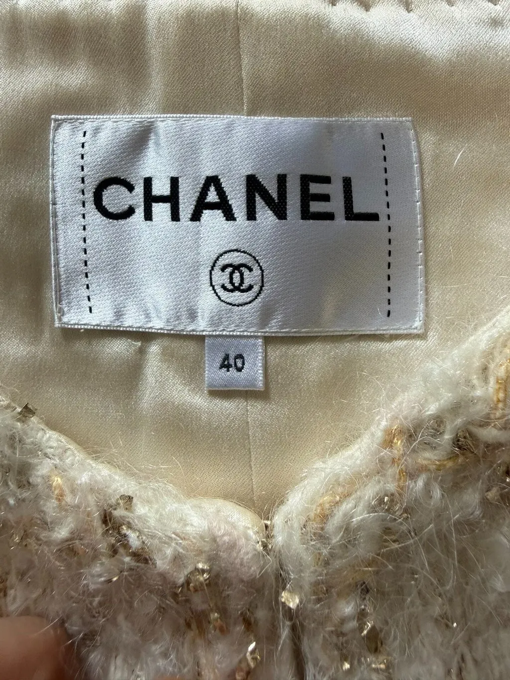 Chanel Egypt Tweed Jacket MultiColor Tweed Never worn, with tag - Back View