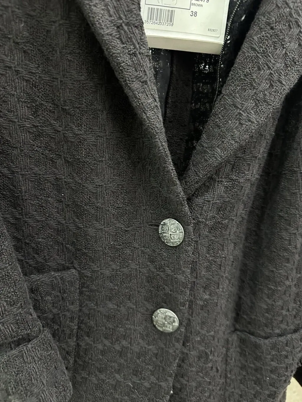 Chanel Wool Jacket MultiColor Wool Very good - Inside View