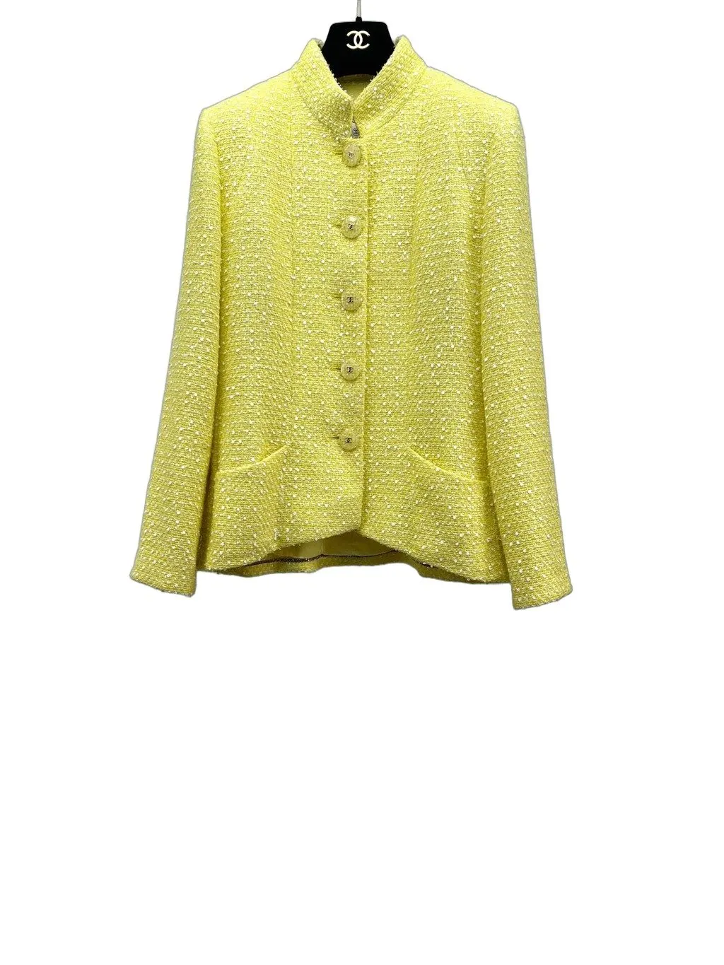 Chanel 19S Beach (la Pausa) Tweed Jacket MultiColor Tweed Very good - Front View