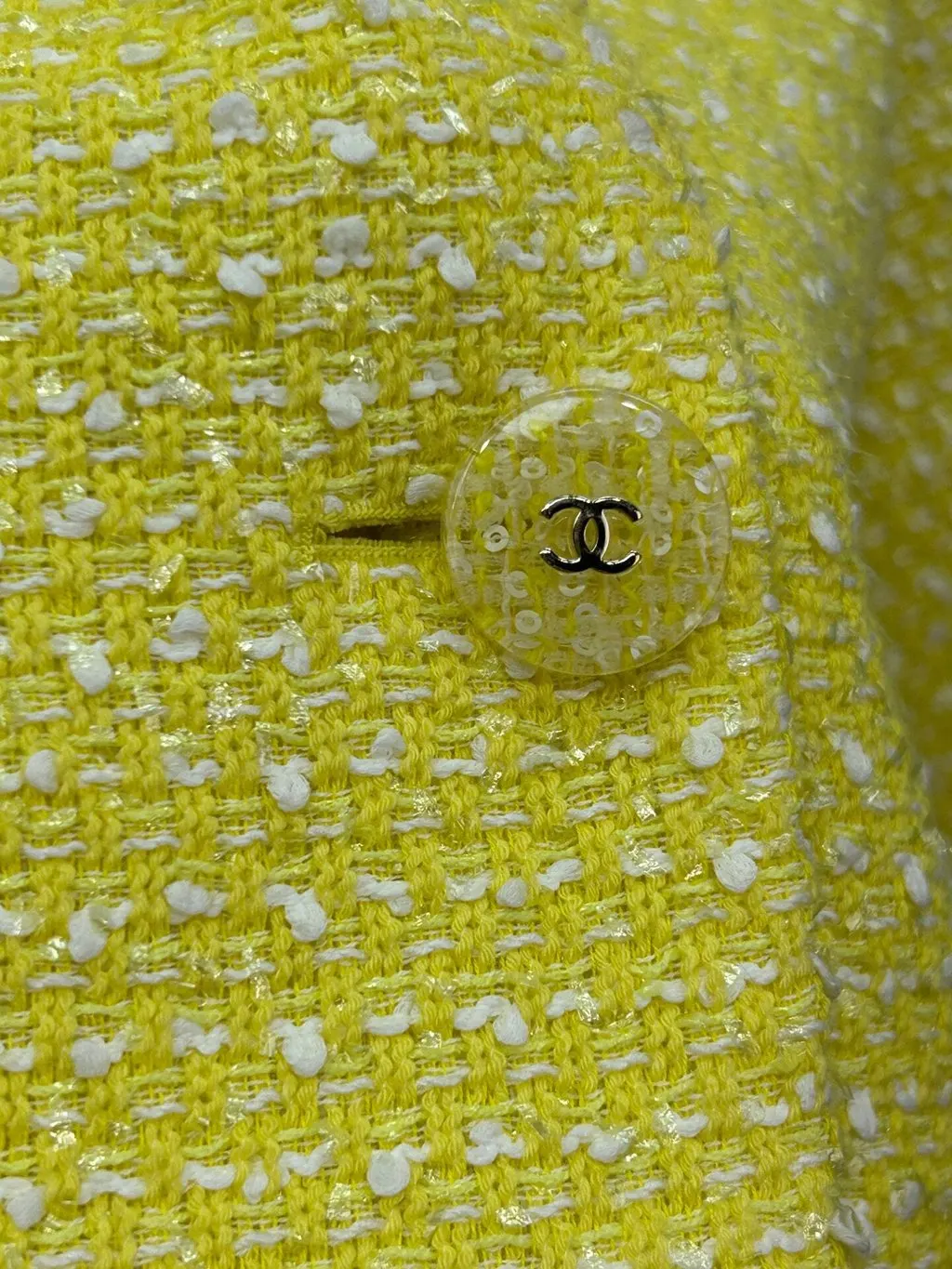 Chanel 19S Beach (la Pausa) Tweed Jacket MultiColor Tweed Very good - Model View