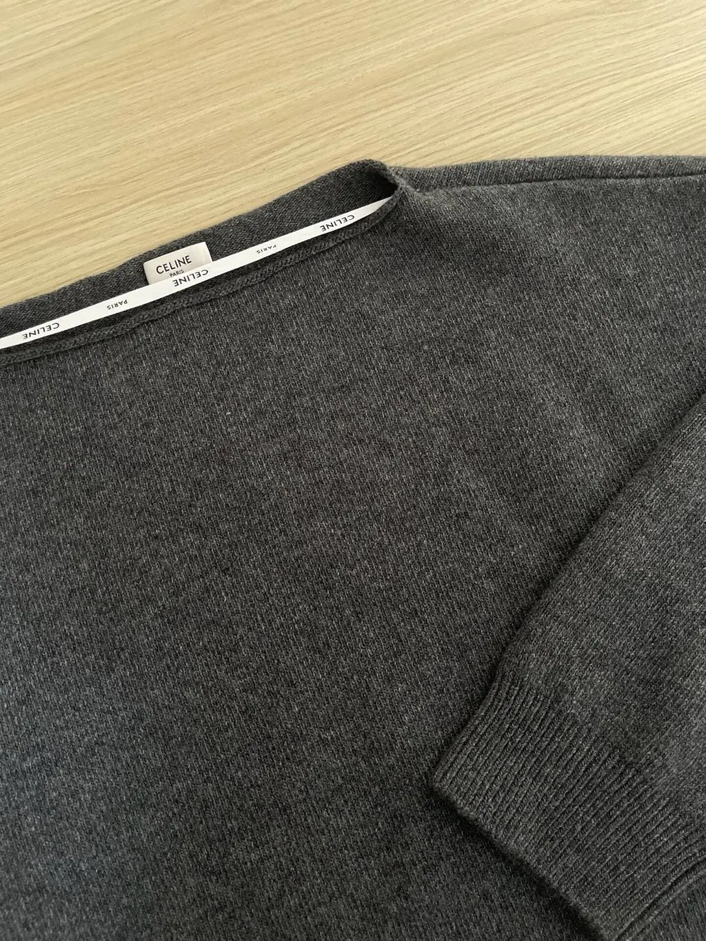 Celine Grey Wool Knitwear Grey Wool Very good - Box View