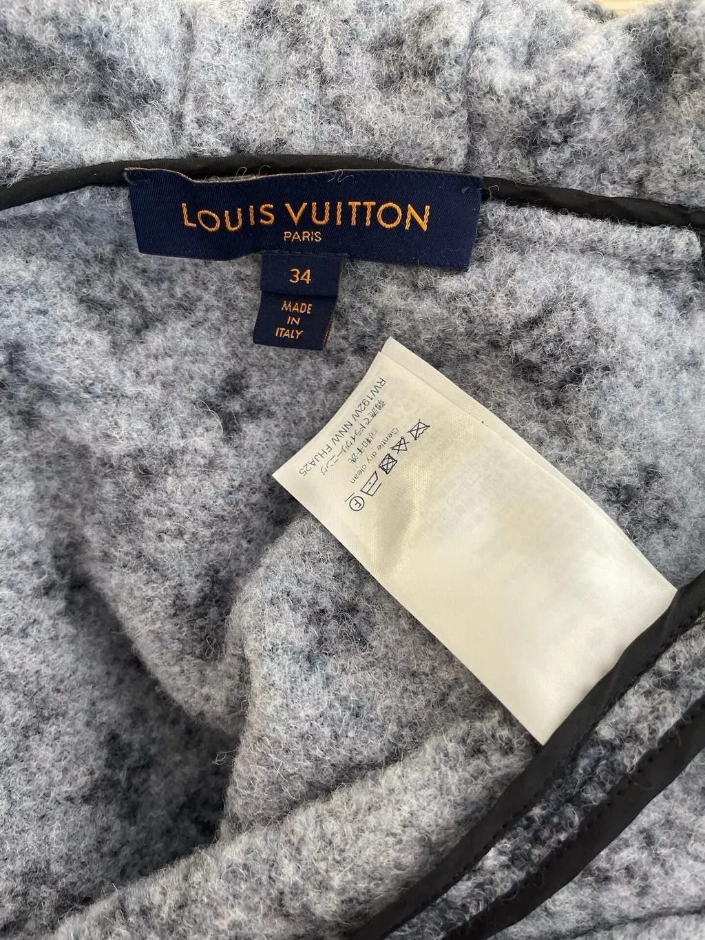 Louis Vuitton Wool Jacket MultiColor Wool Very good - Inside View