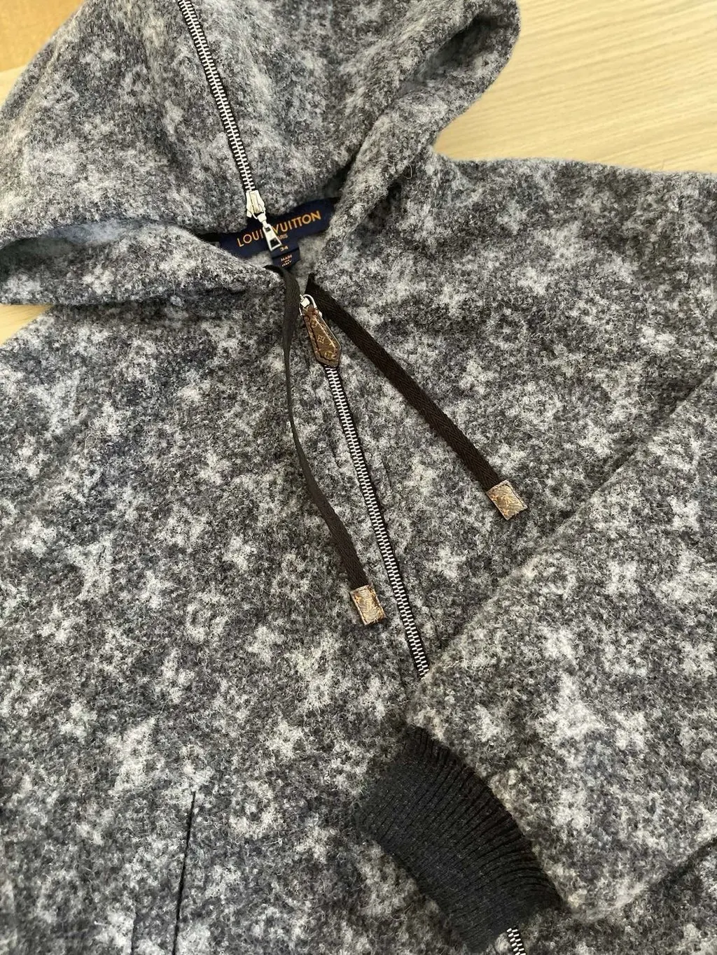 Louis Vuitton Wool Jacket MultiColor Wool Very good - Model View