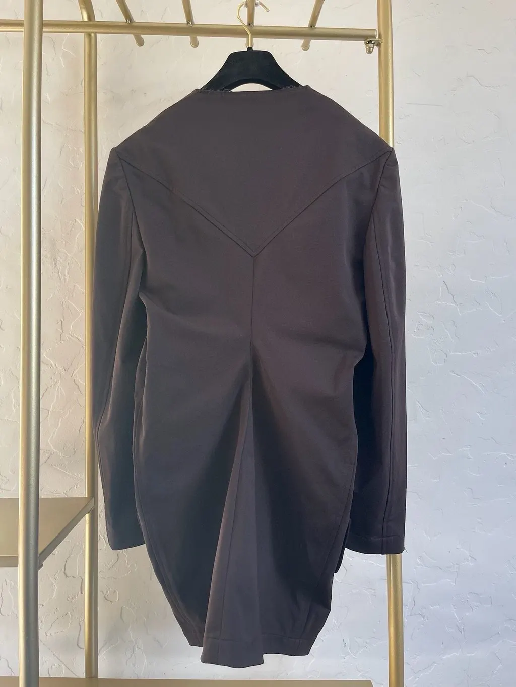 Bottega Veneta Brown Silk Top Brown Silk Very good - Back View