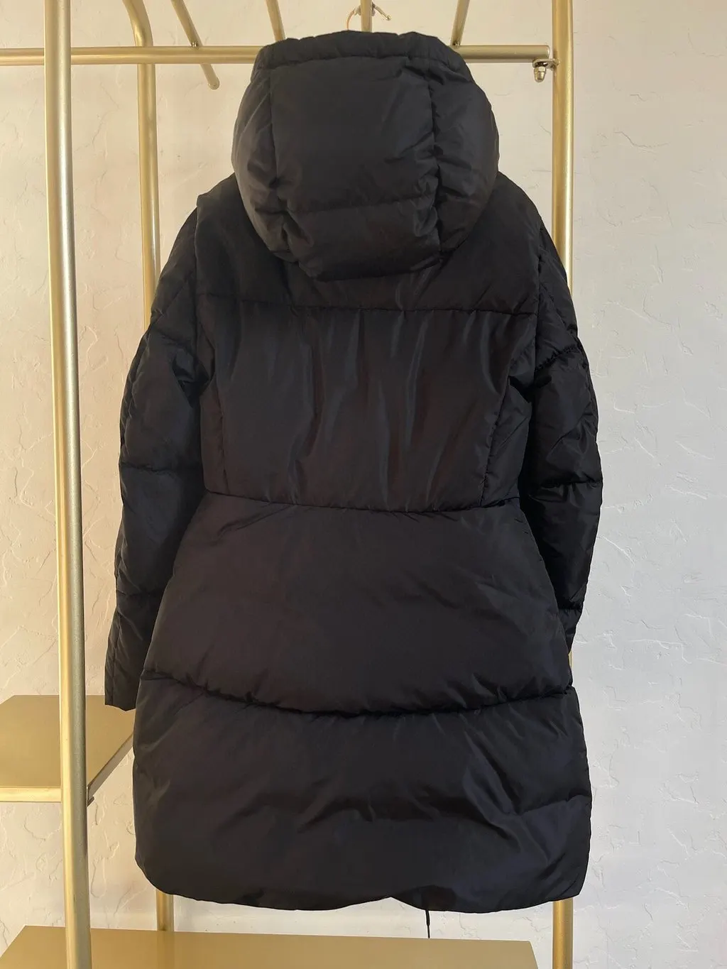 Prada Black Polyester Jacket Black Polyester Never worn - Back View