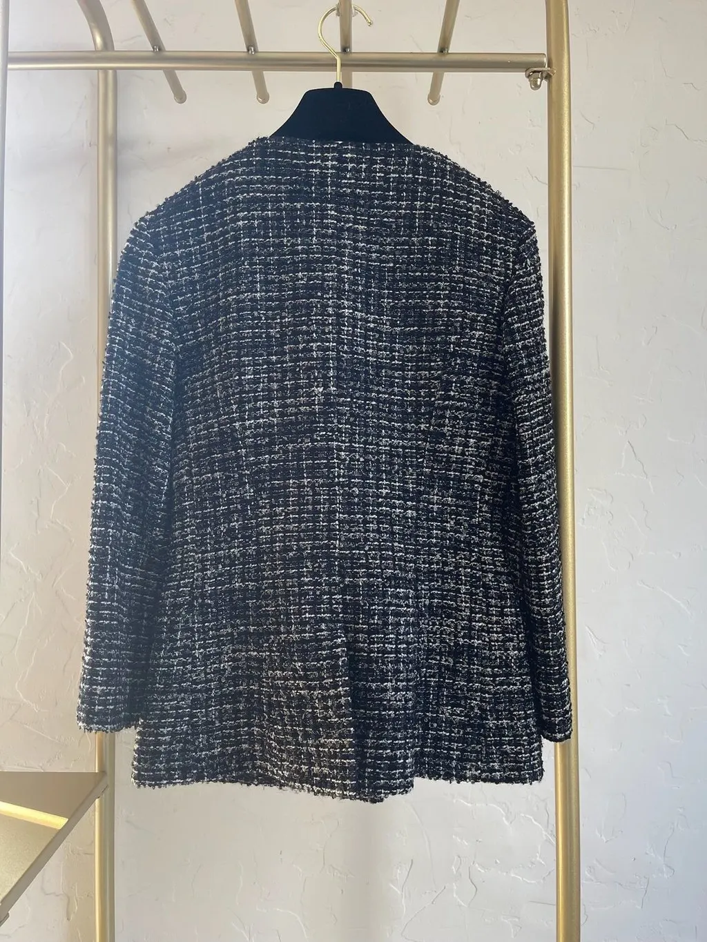 Chanel Tweed Jacket MultiColor Tweed Very good - Back View