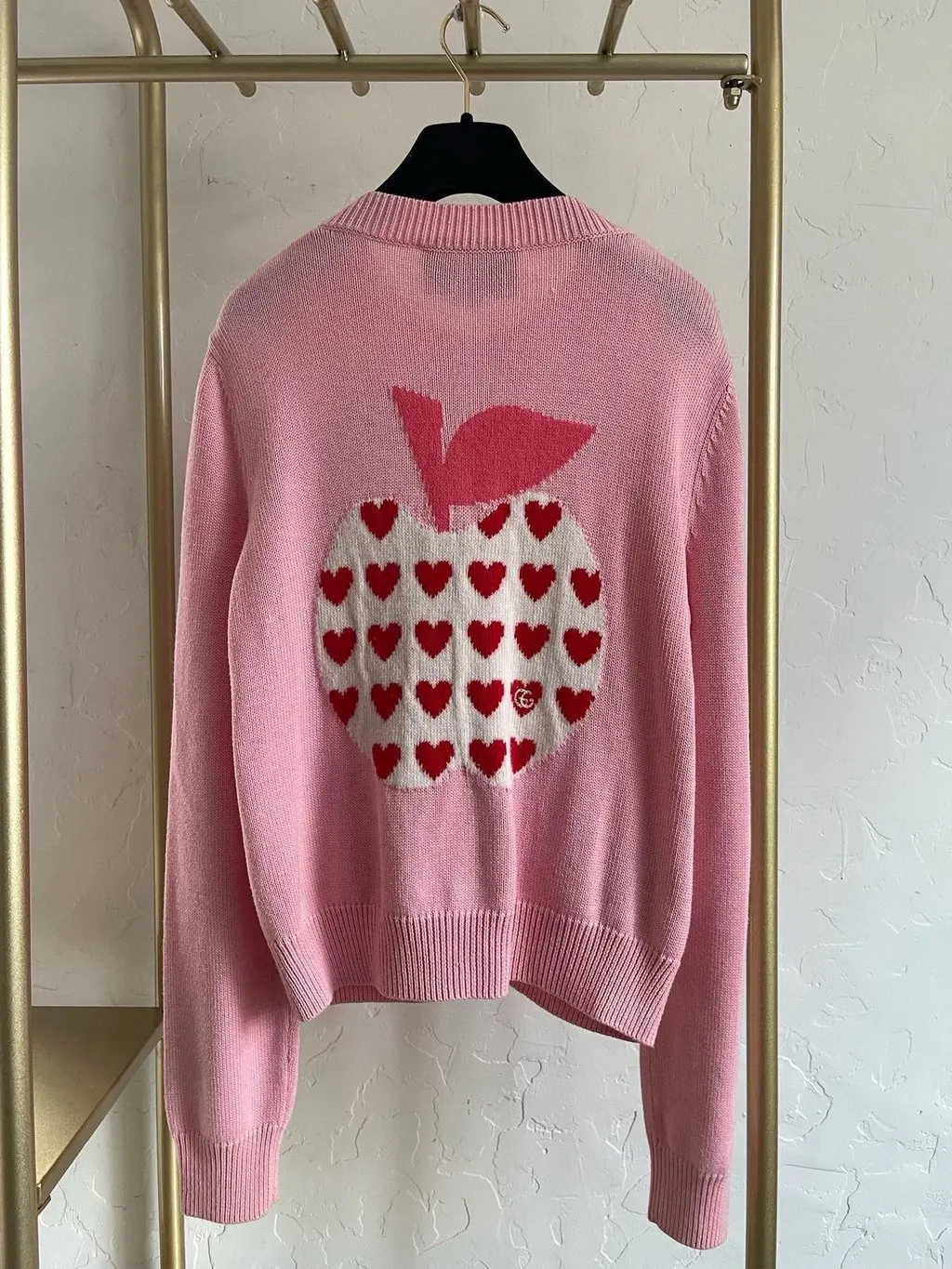Gucci Pink Wool Knitwear Pink Wool Very good - Back View