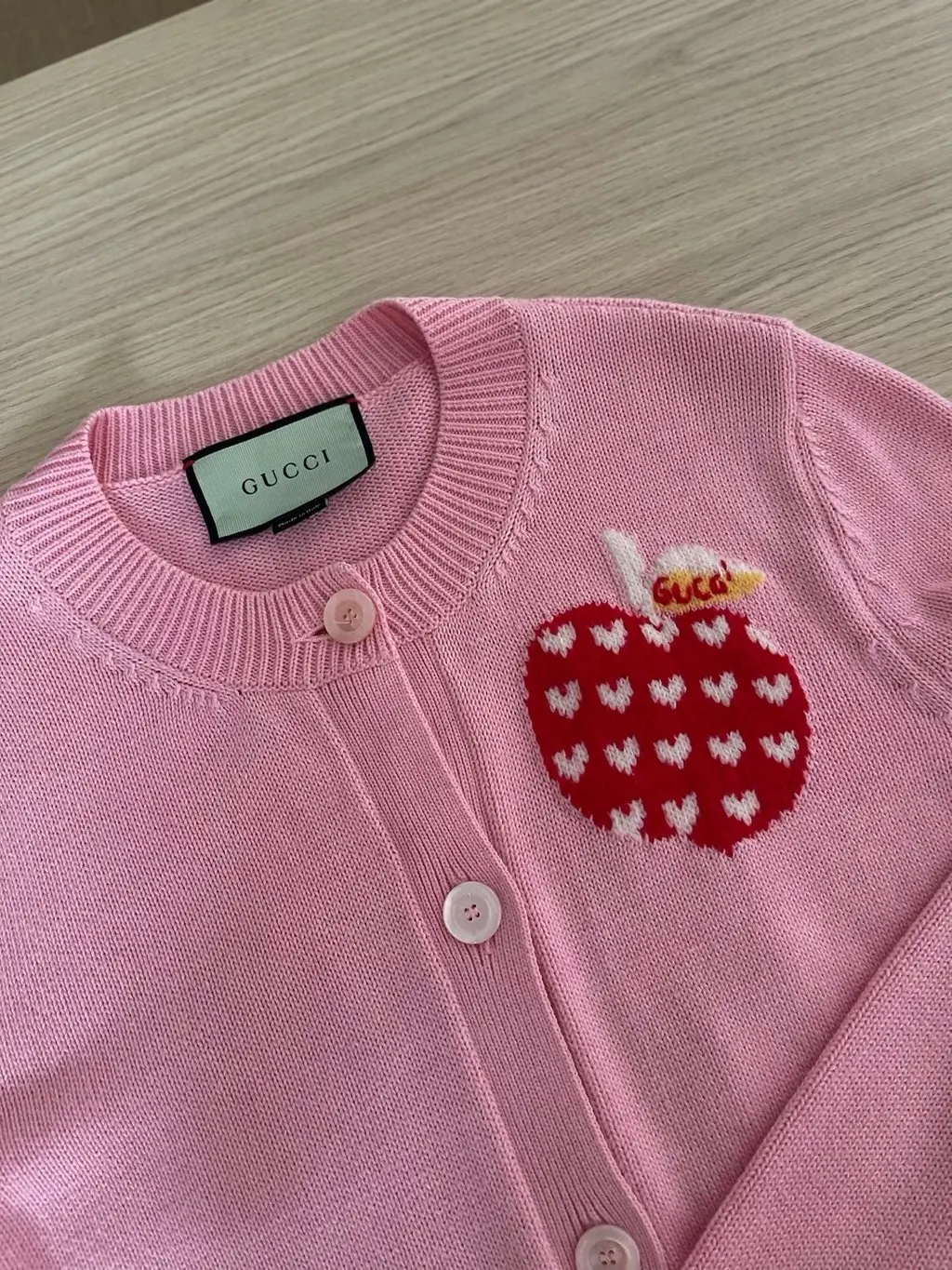 Gucci Pink Wool Knitwear Pink Wool Very good - Model View