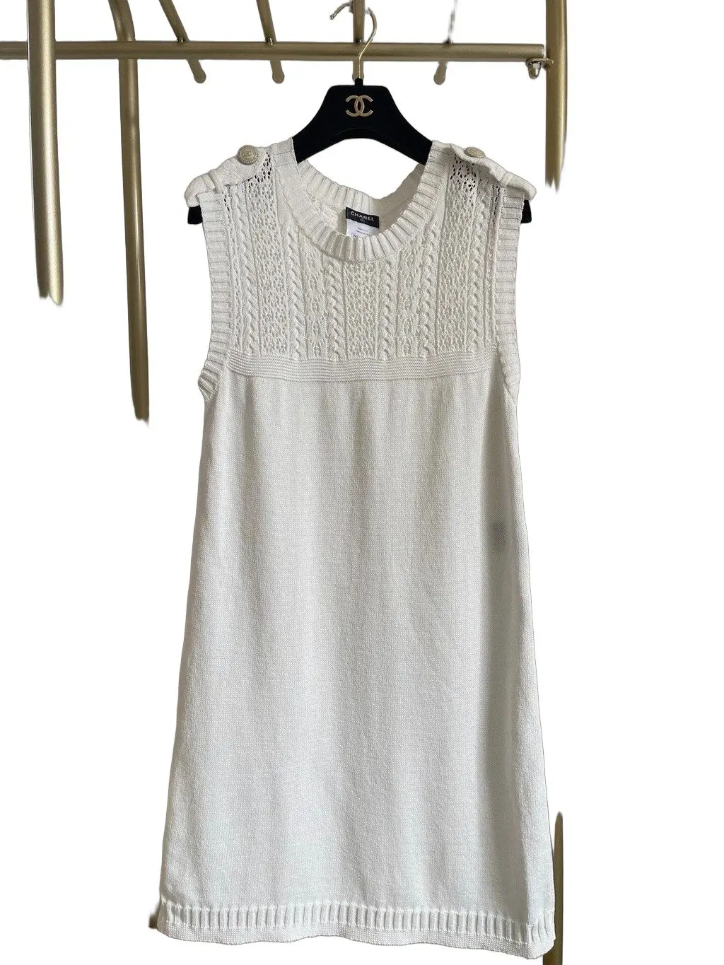 Chanel Viscose Dress MultiColor Viscose Very good - Front View