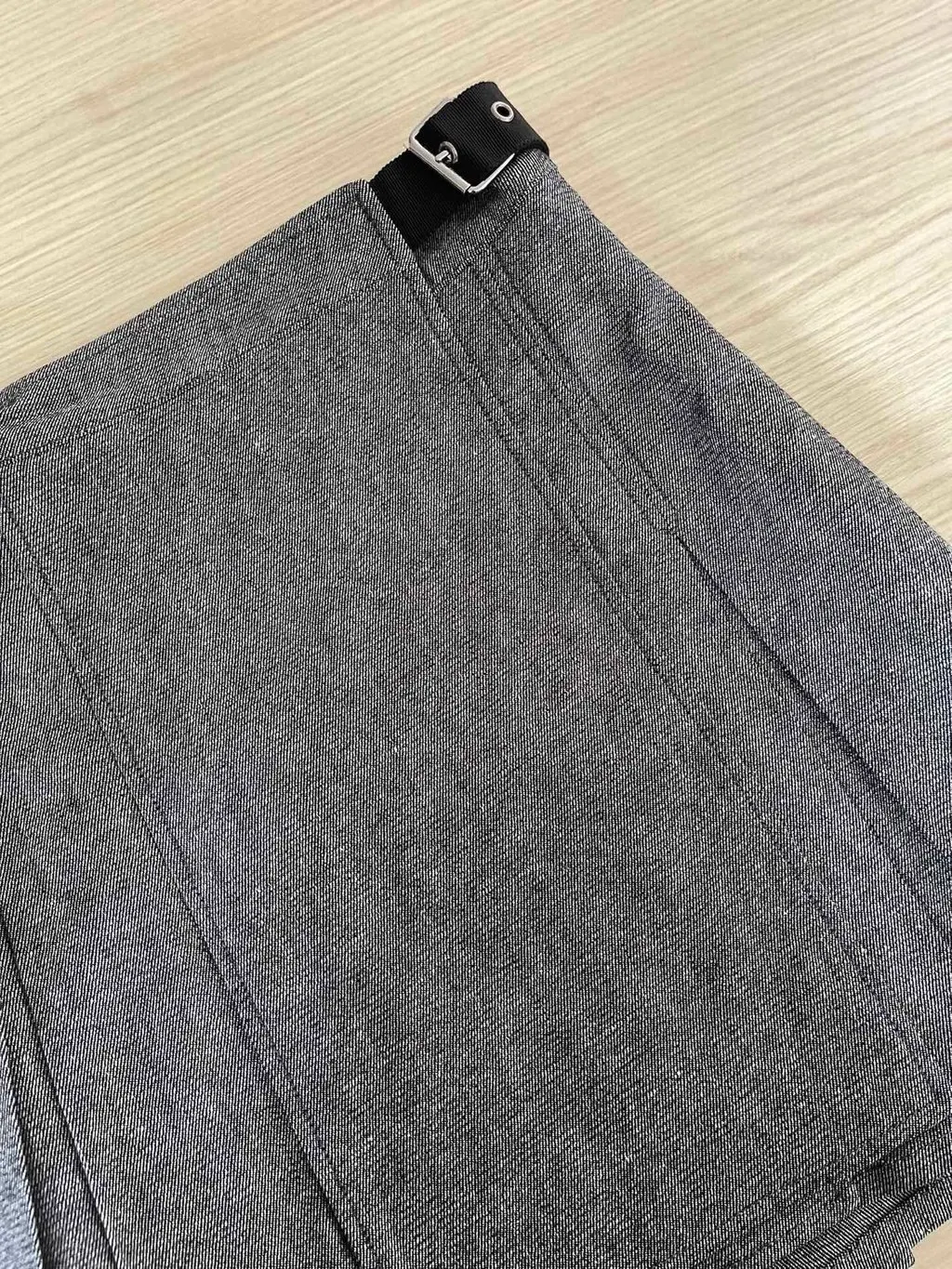 Dior Black Denim Skirt Black Denim Very good - Model View
