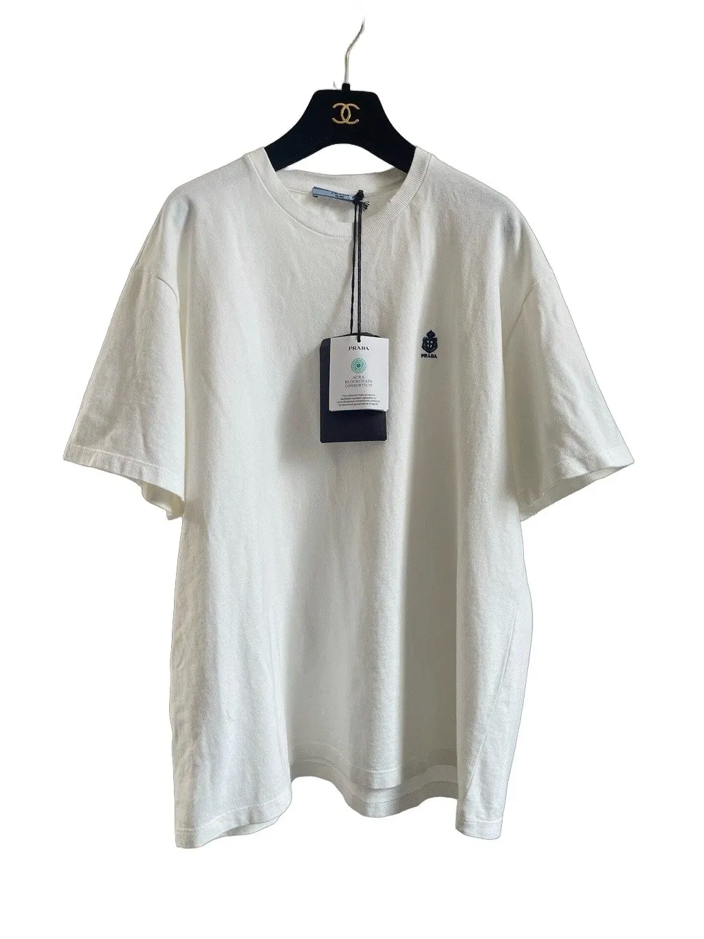 Prada White Cotton Top