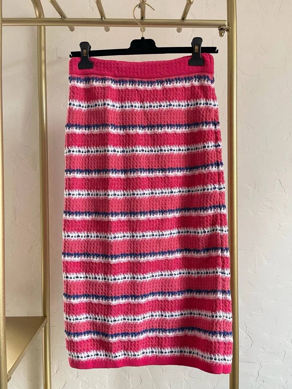 Chanel 24P Tweed Skirt MultiColor Tweed Very good - Back View