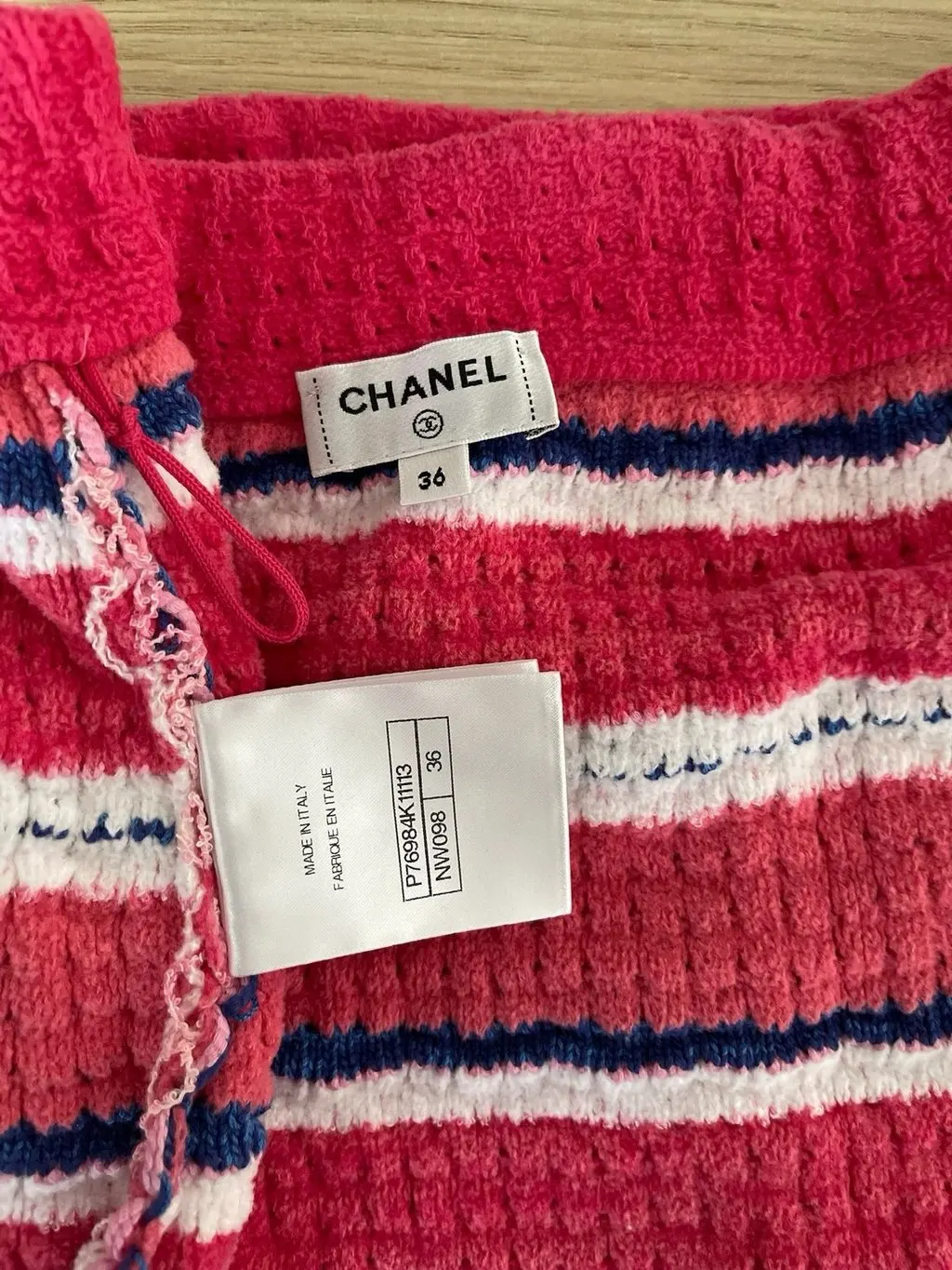 Chanel 24P Tweed Skirt MultiColor Tweed Very good - Model View