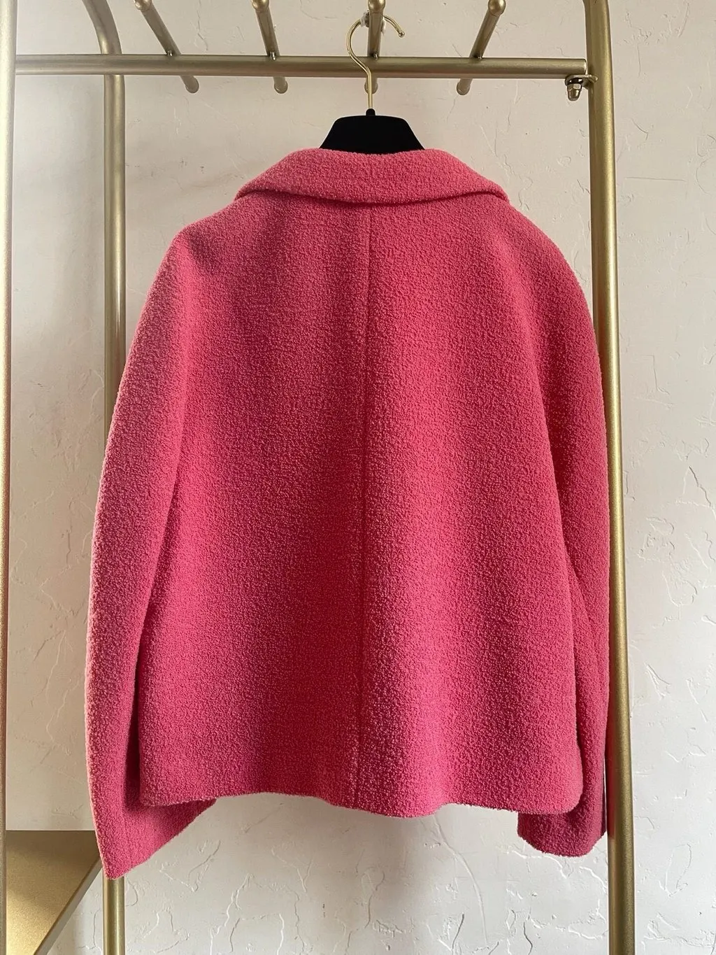 Gucci Pink Wool Jacket Pink Wool Never worn - Inside View