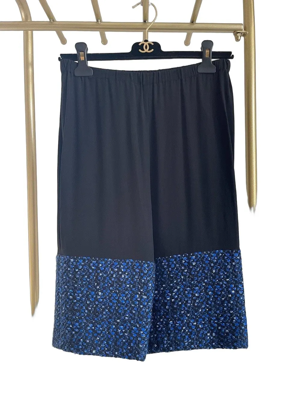 Chanel Wool Trousers MultiColor Wool Very good - Front View