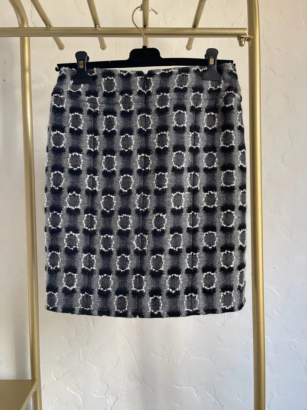 Chanel Tweed Skirt MultiColor Tweed Very good - Inside View