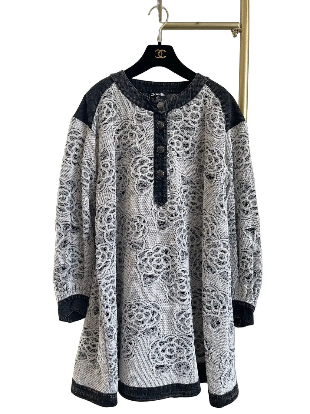 Chanel 18S Lace Dress MultiColor Lace Very good - Front View
