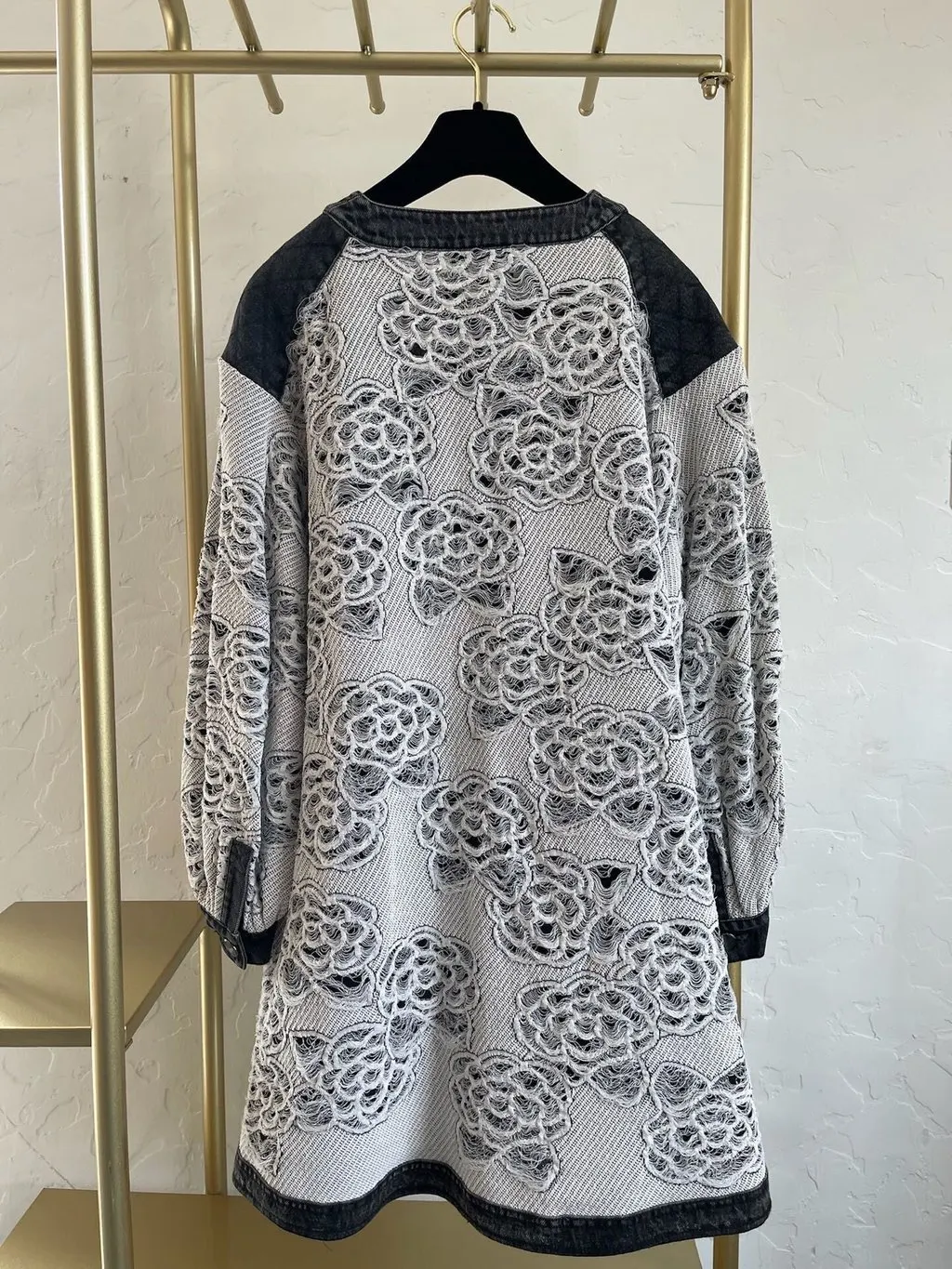 Chanel 18S Lace Dress MultiColor Lace Very good - Back View