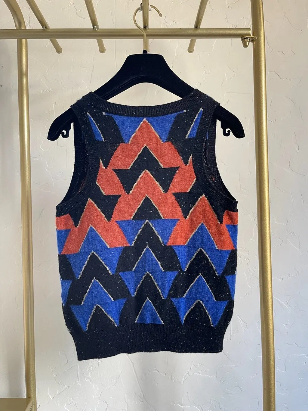 Chanel Egypt Wool Top MultiColor Wool Very good - Inside View