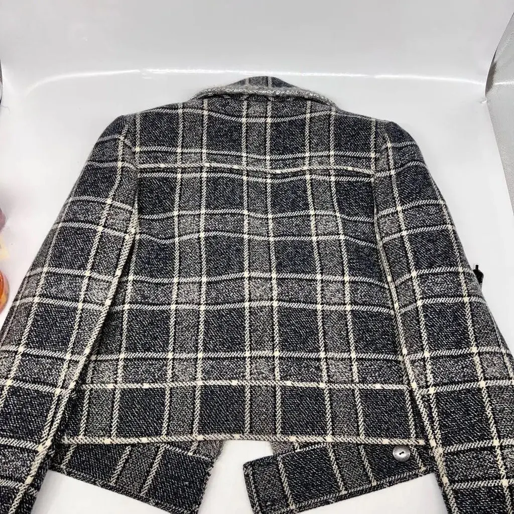 Chanel Grey Tweed Jacket Grey Tweed Very good - Box View