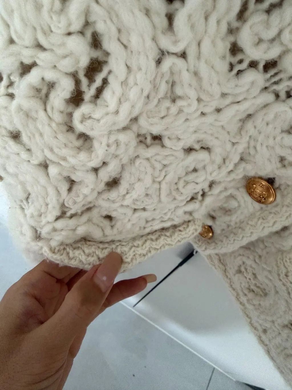 Celine Triomphe Tweed Jacket MultiColor Tweed Never worn, with tag - Inside View