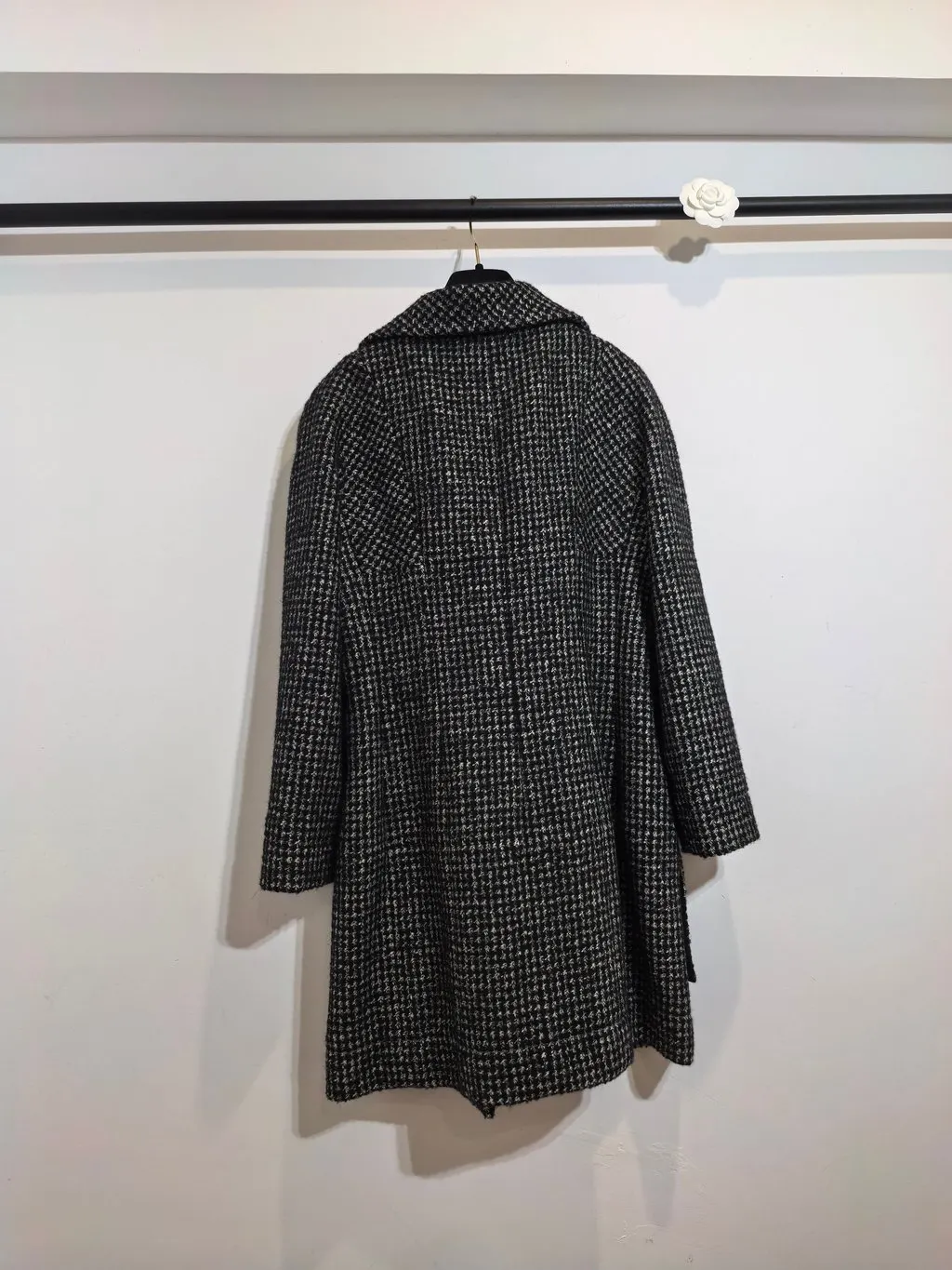 Chanel Tweed Coat MultiColor Tweed Never worn - Back View