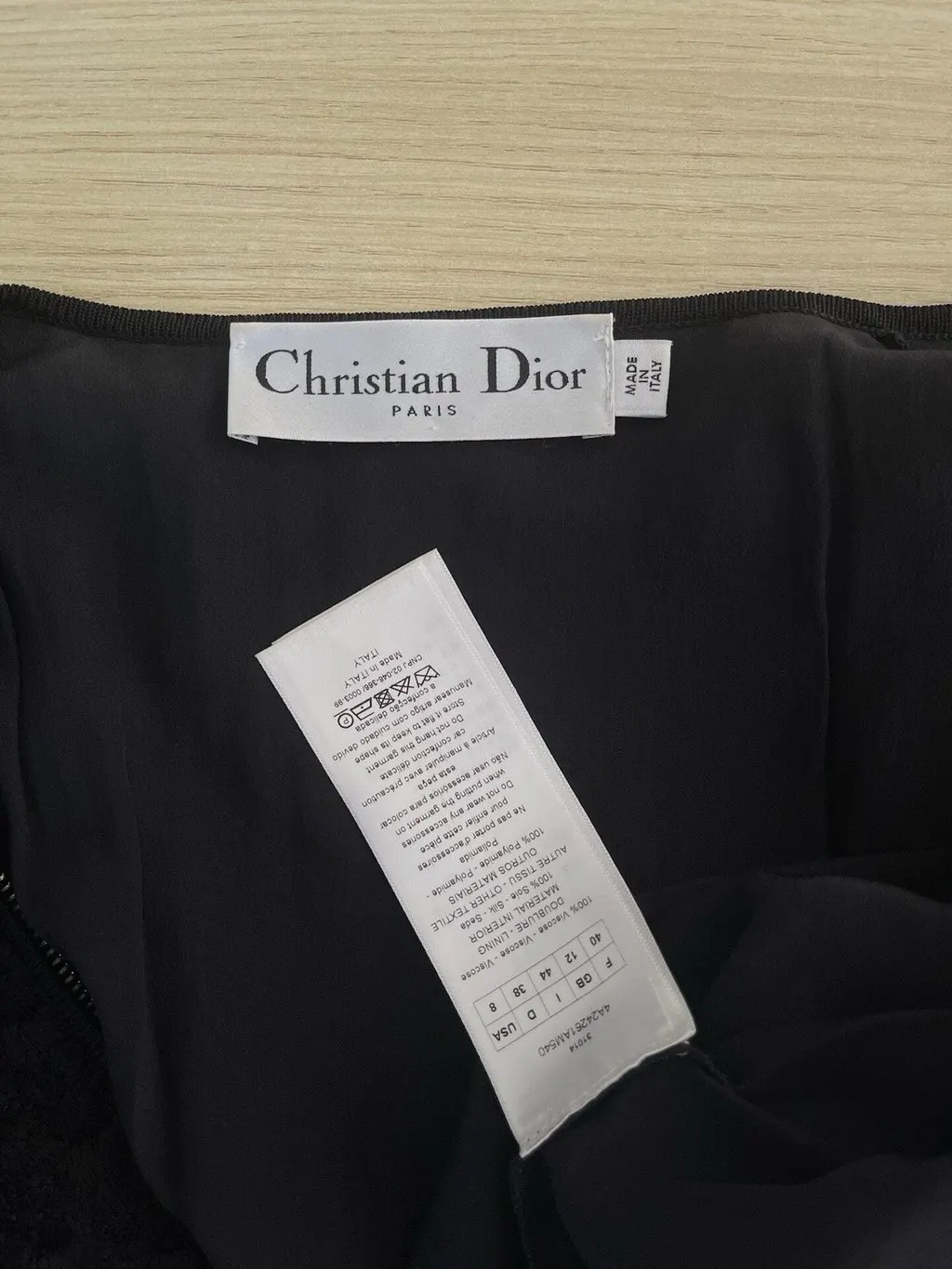 Dior Silk Jacket MultiColor Silk Very good - Inside View