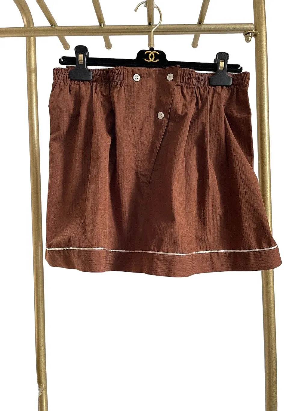 Prada Khaki Cotton Shorts