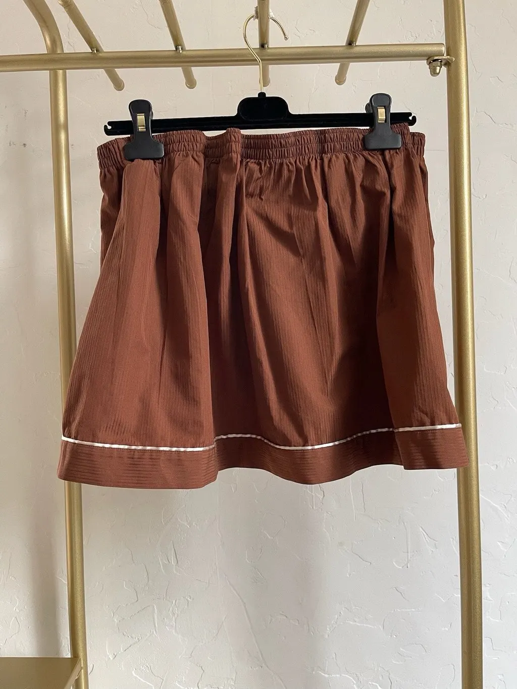 Prada Khaki Cotton Shorts Khaki Cotton Very good - Back View