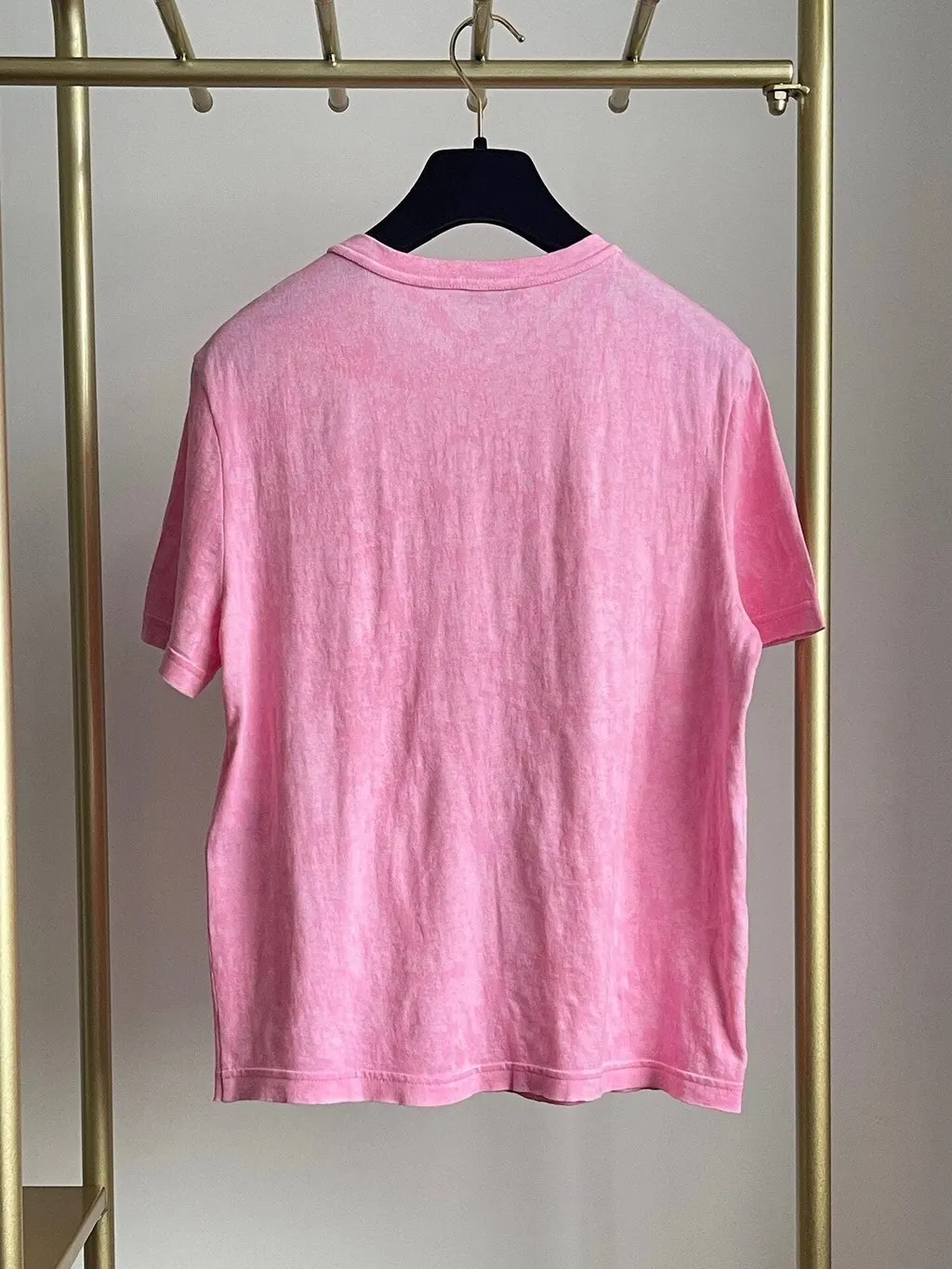 Chanel 23P Pink Cotton Top Pink Cotton Very good - Back View