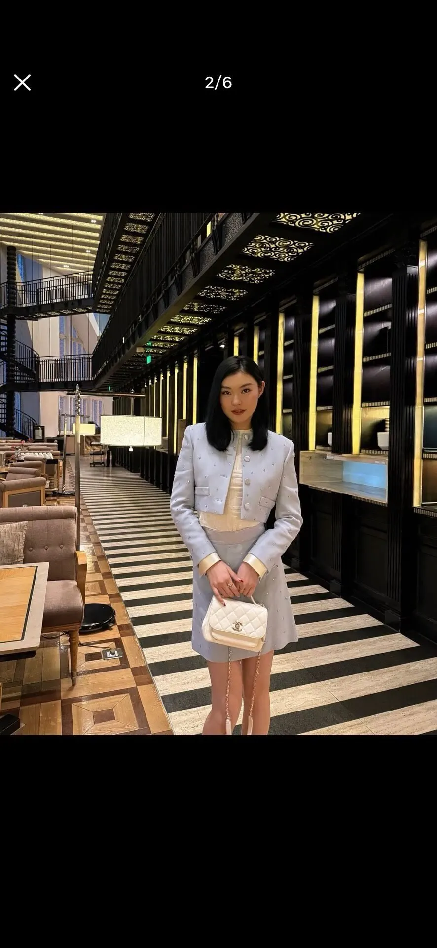 Miu Miu Blue Polyester Jacket Blue Polyester Very good - Box View