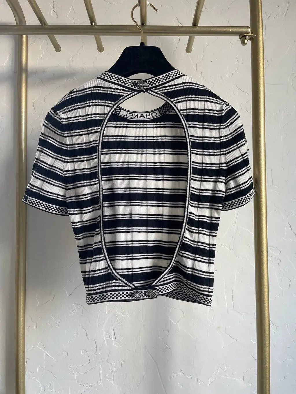 Chanel 23C Silk Top MultiColor Silk Never worn, with tag - Back View