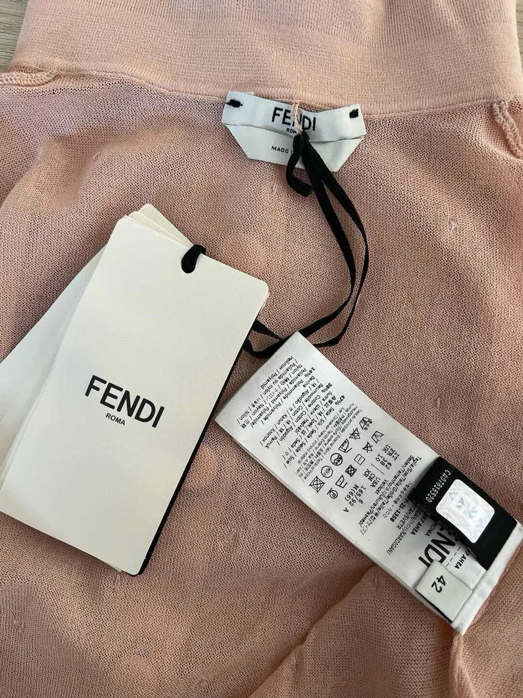 Fendi Wool Knitwear MultiColor Wool Never worn, with tag - Inside View