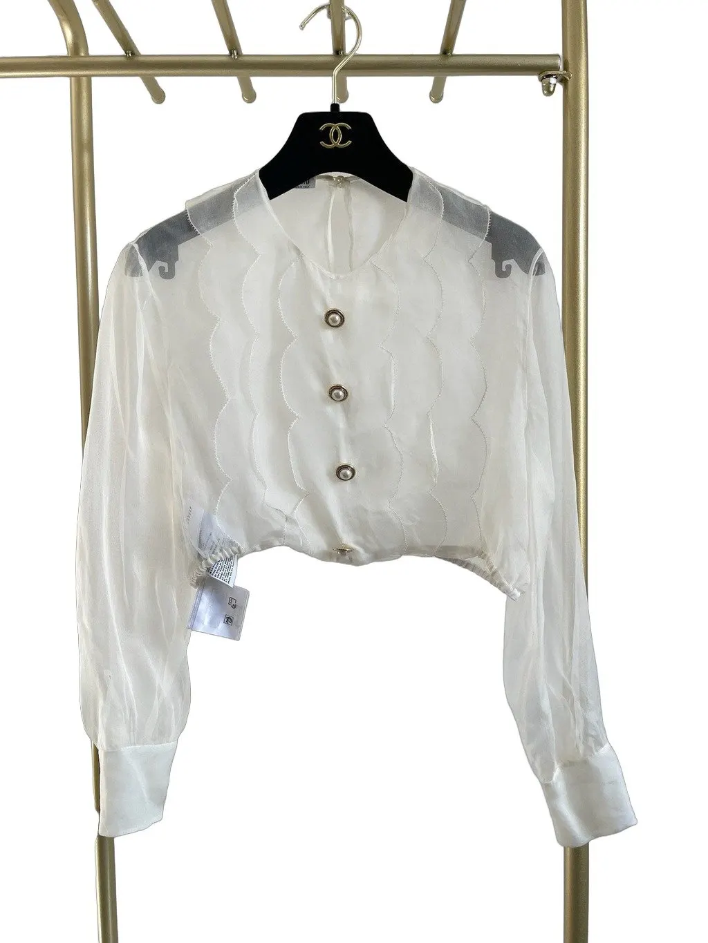 Miu Miu Silk Top MultiColor Silk Very good - Front View