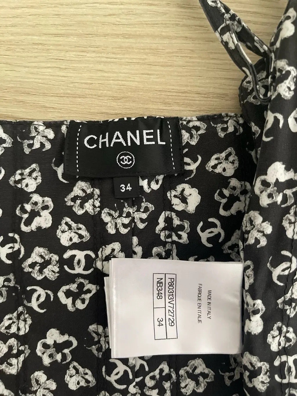Chanel 25M Coco Beach Denim Top MultiColor Denim Very good - Inside View