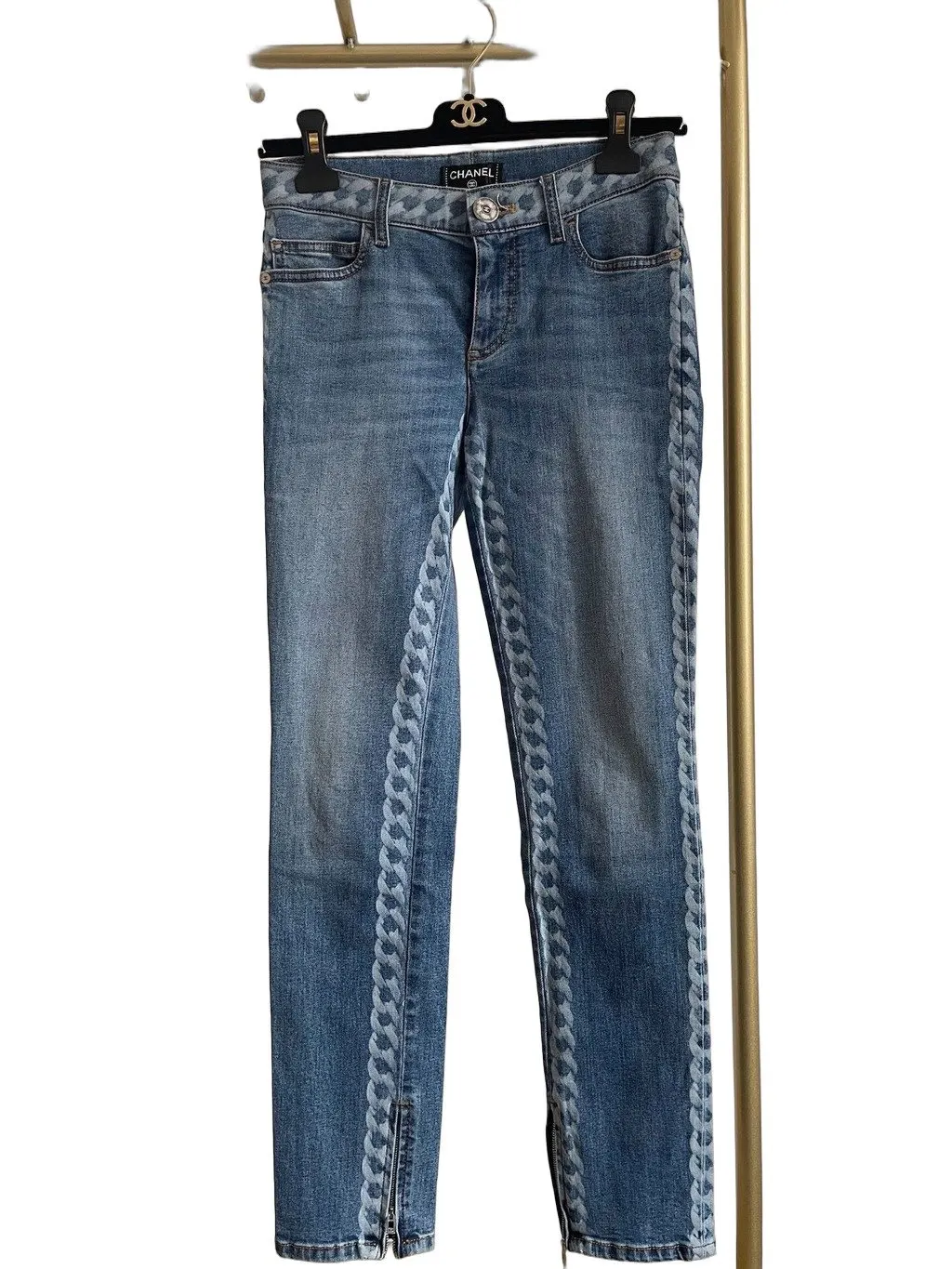 Chanel Denim Jeans MultiColor Denim Very good - Front View