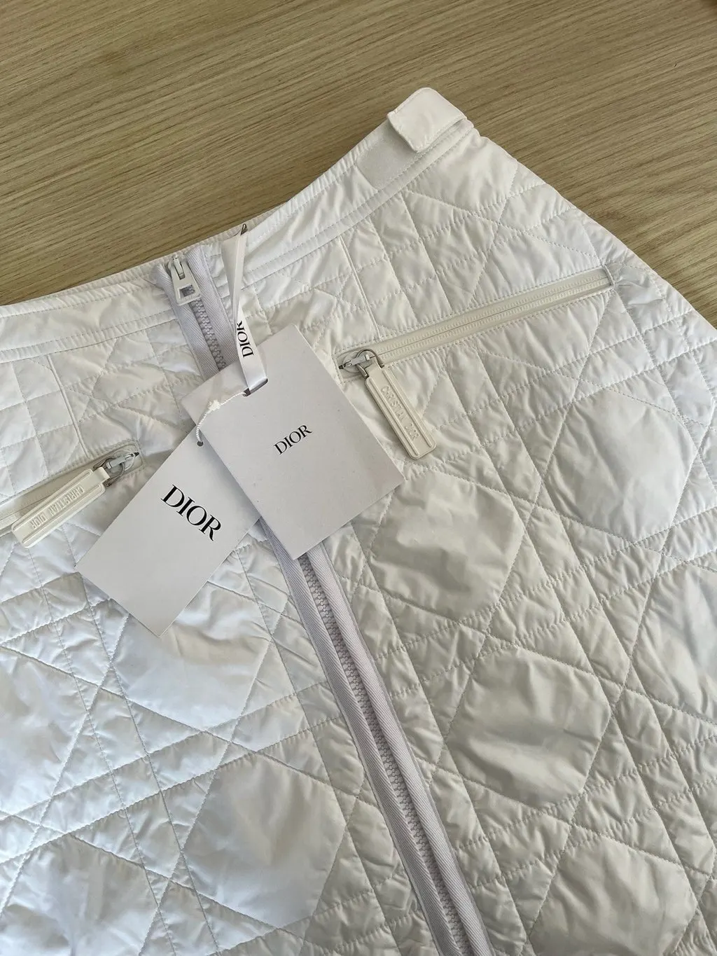 Dior White Wool Skirt White Wool Never worn, with tag - Box View