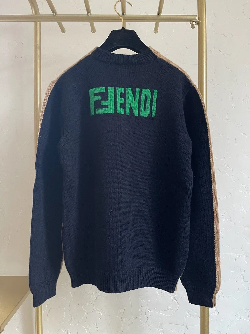 Fendi Wool Knitwear MultiColor Wool Very good - Back View