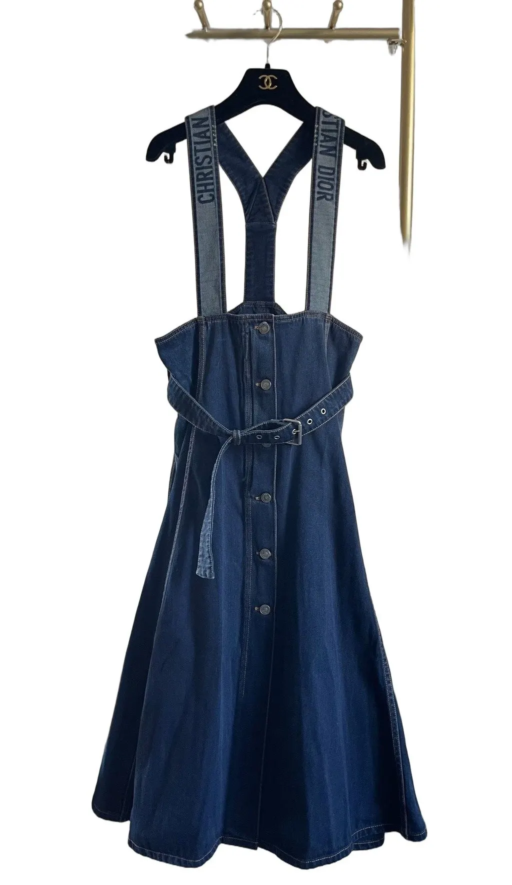 Dior Denim Jumpsuit MultiColor Denim Very good - Front View