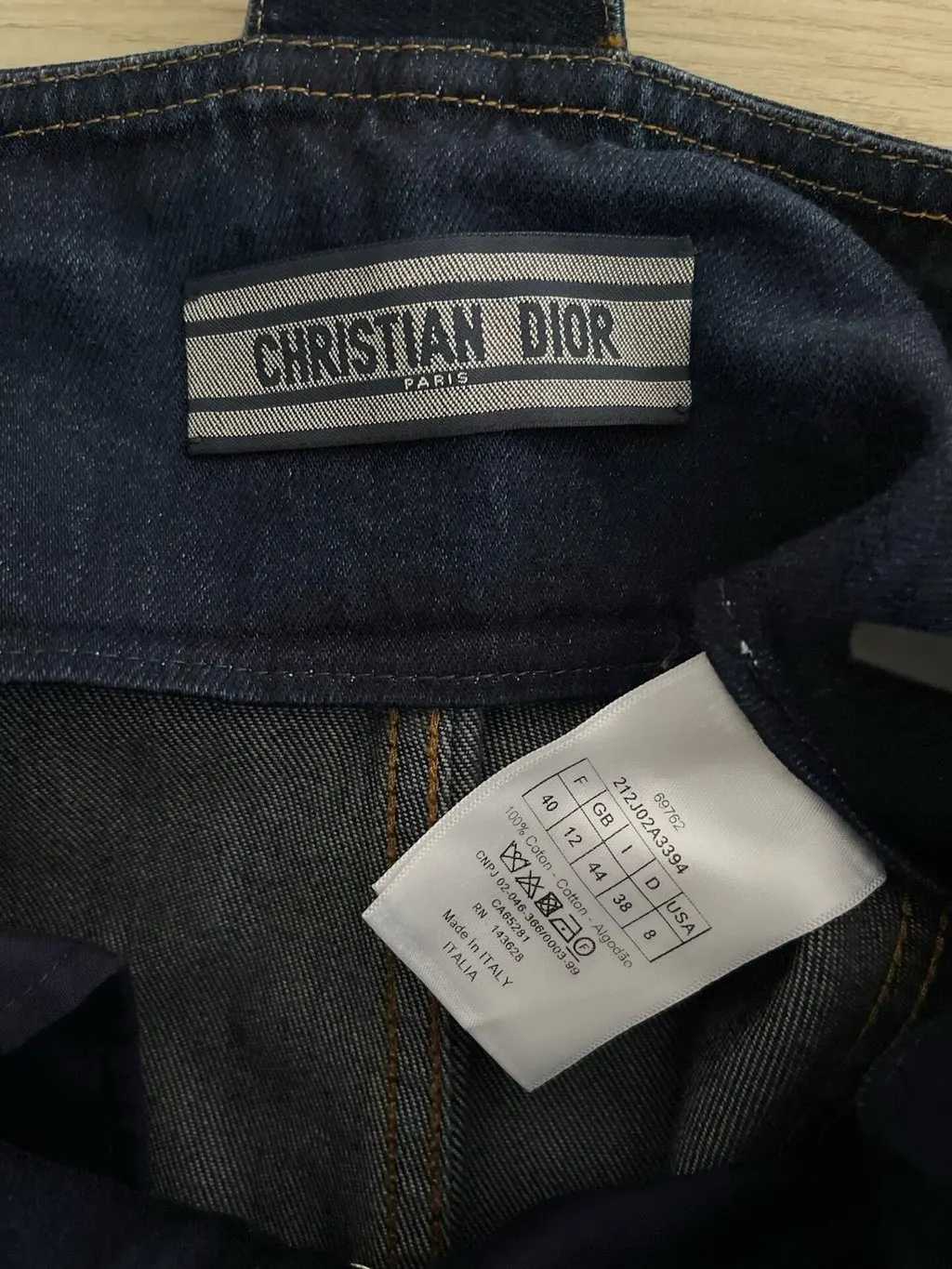 Dior Denim Jumpsuit MultiColor Denim Very good - Inside View
