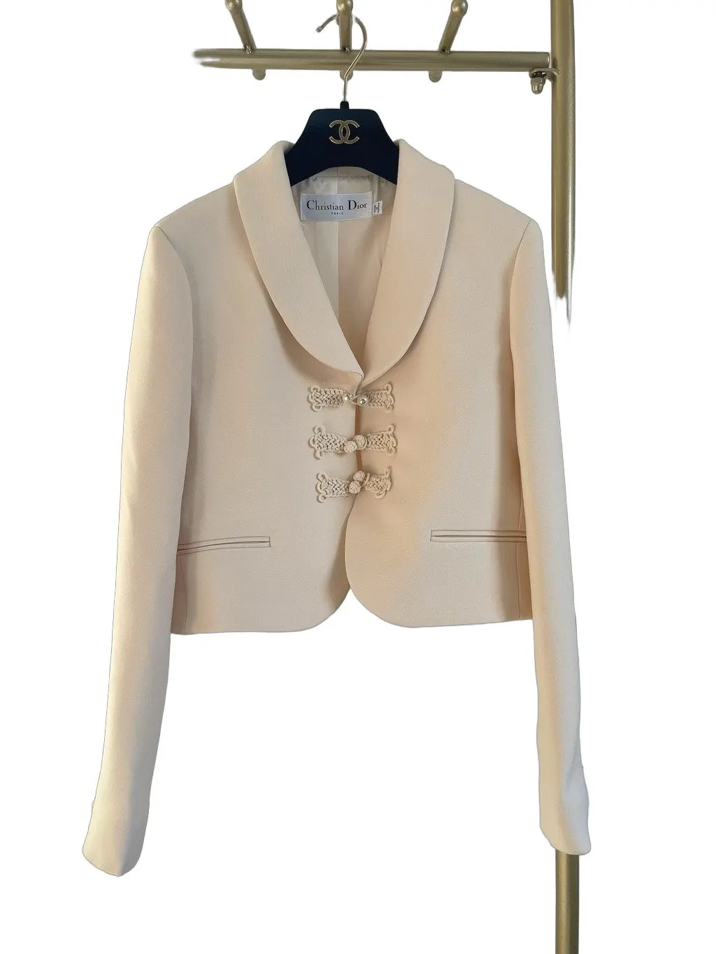 Dior White Silk Jacket White Silk Very good - Front View