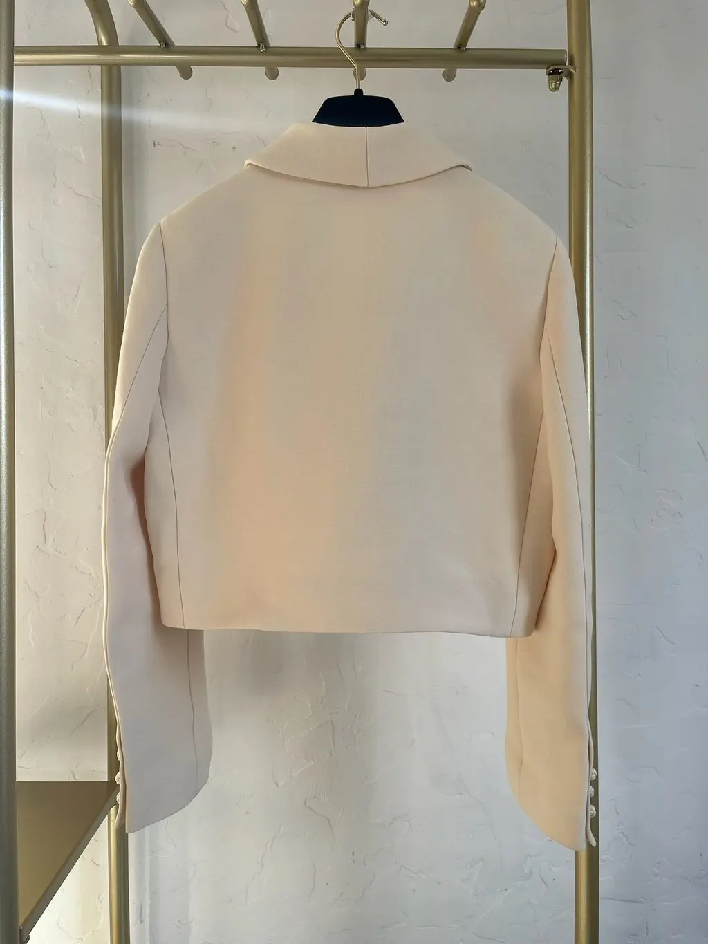 Dior White Silk Jacket White Silk Very good - Back View