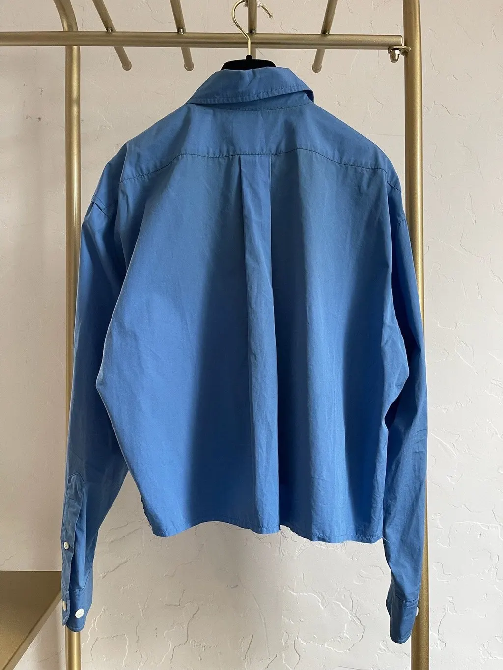 Miu Miu Blue Cotton Top Blue Cotton Very good - Inside View