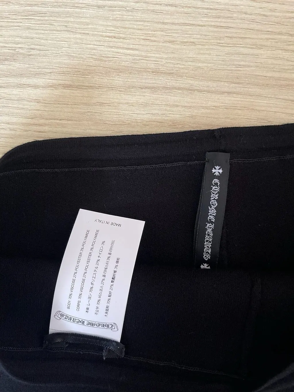 Chrome Hearts Wool Shorts MultiColor Wool Very good - Inside View