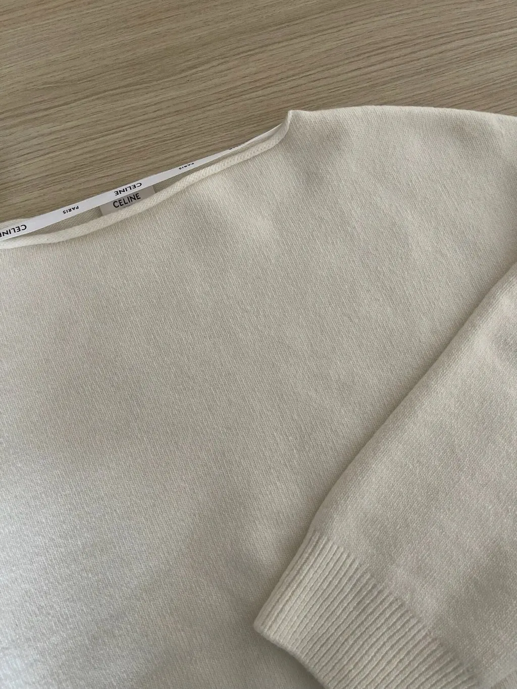 Celine White Wool Knitwear White Wool Very good - Box View