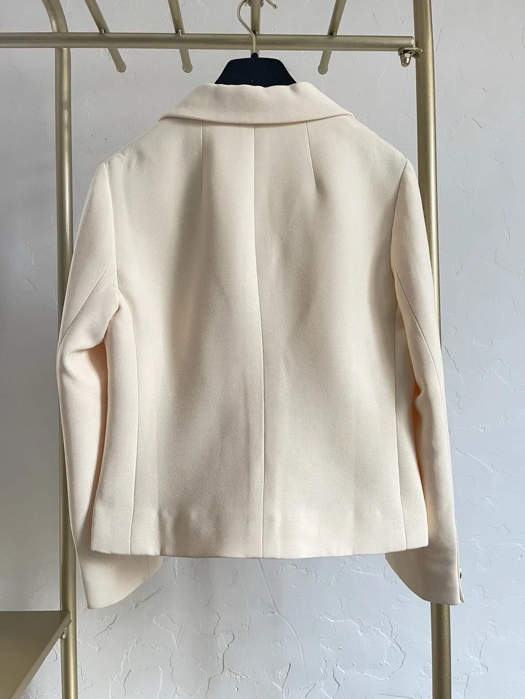 Dior 24 F/W White Wool Jacket White Wool Never worn, with tag - Back View
