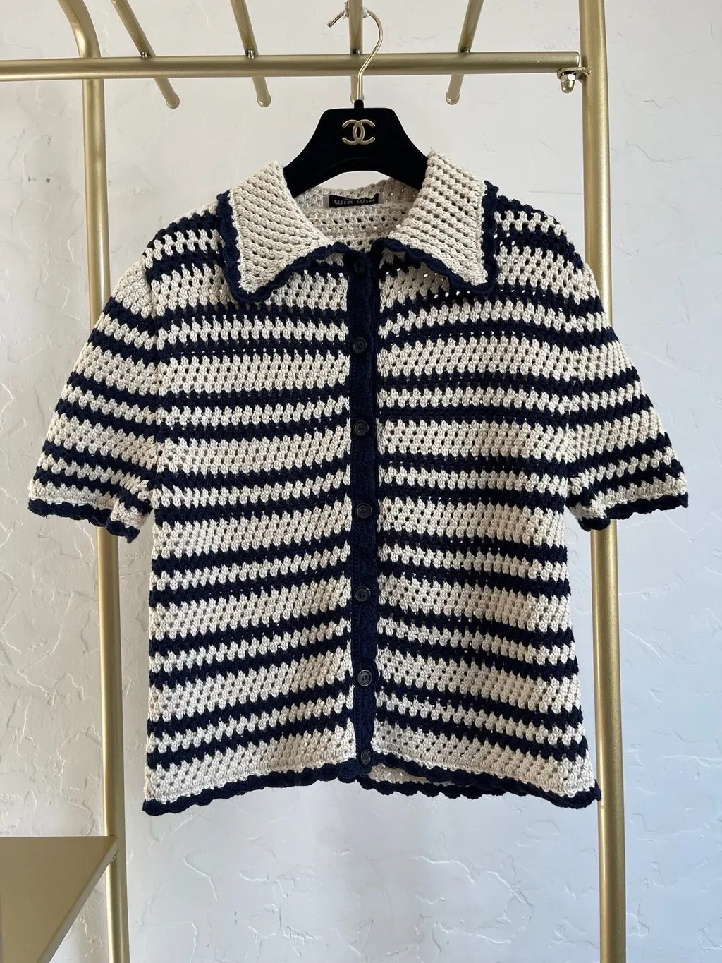 Miu Miu Wool Knitwear MultiColor Wool Very good - Back View